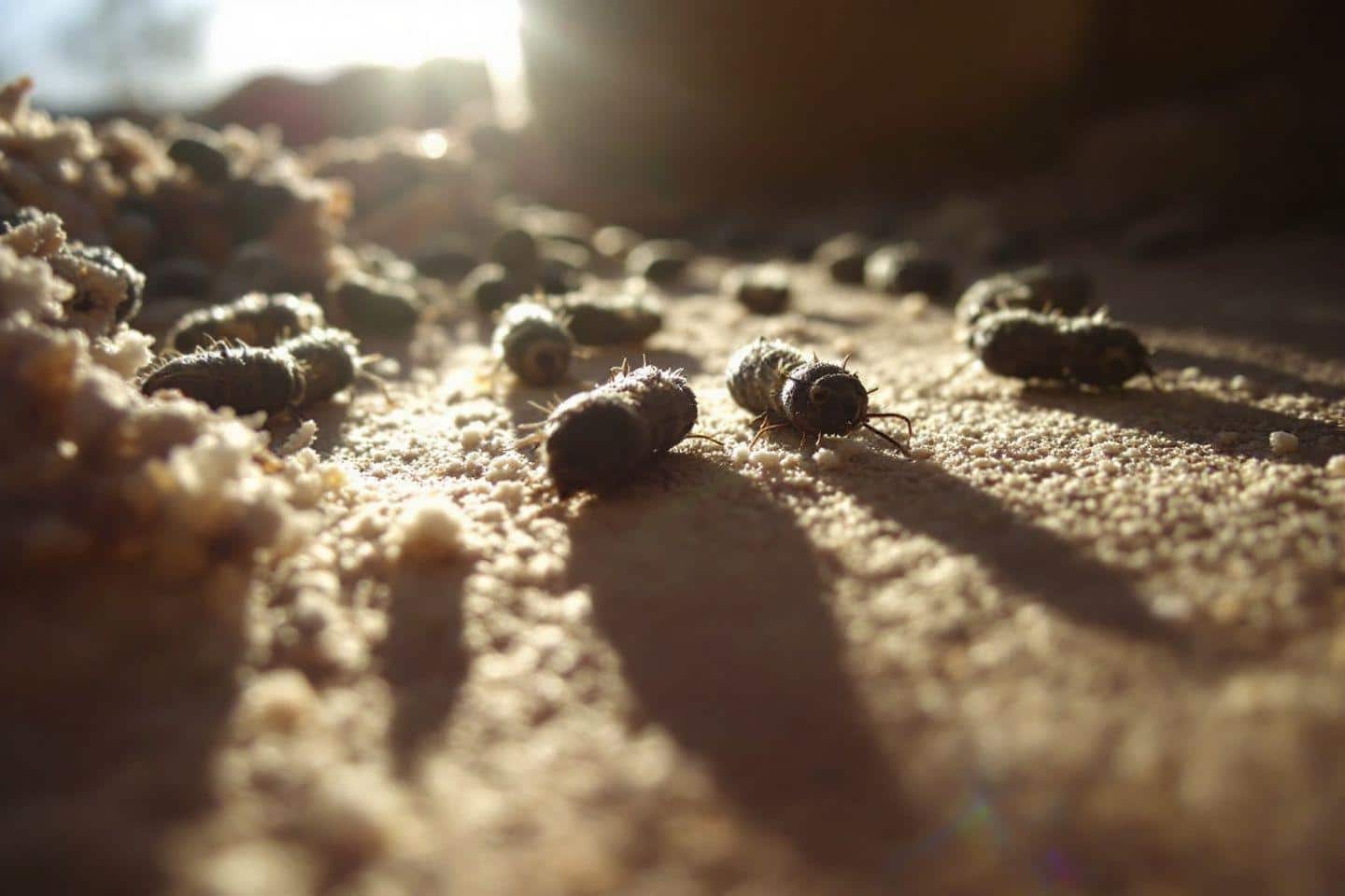 Comment éliminer efficacement les larves de mites au plafond : méthodes et astuces