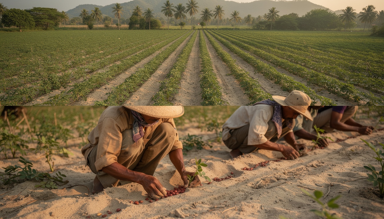 découvrez où poussent les cacahuètes, leur origine fascinante et les méthodes de culture utilisées pour cette plante nutritive.